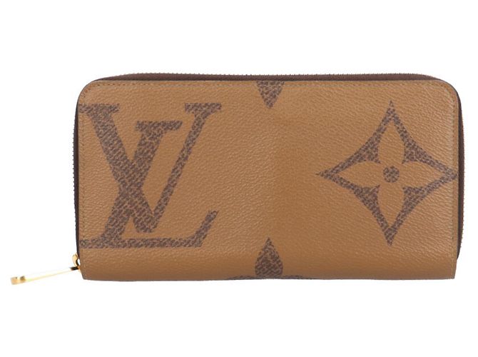 Louis Vuitton Monogram Reverse Long Wallet Brown