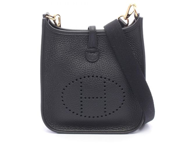Hermès Borsa a tracolla Hermes Evelyne TPM Nero