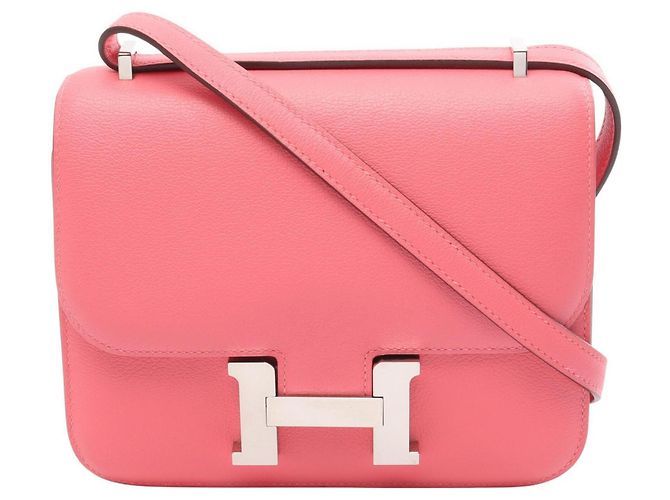 Hermès Bolsa de ombro Hermes Constance 3 Mini Rosa
