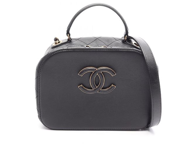 Bolsa de Vanity Matelassé Chanel Preto