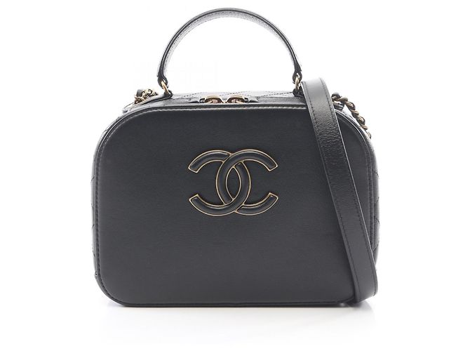 Bolsa de Vanity Matelassé Chanel Preto