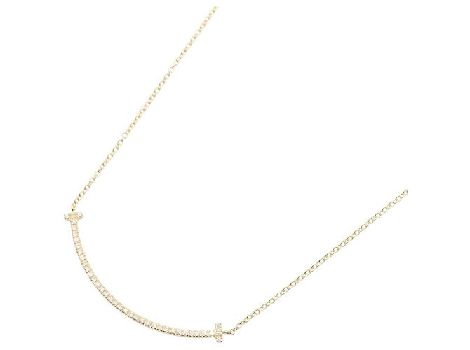 Collar T Smile Small de Tiffany & Co. Dorado