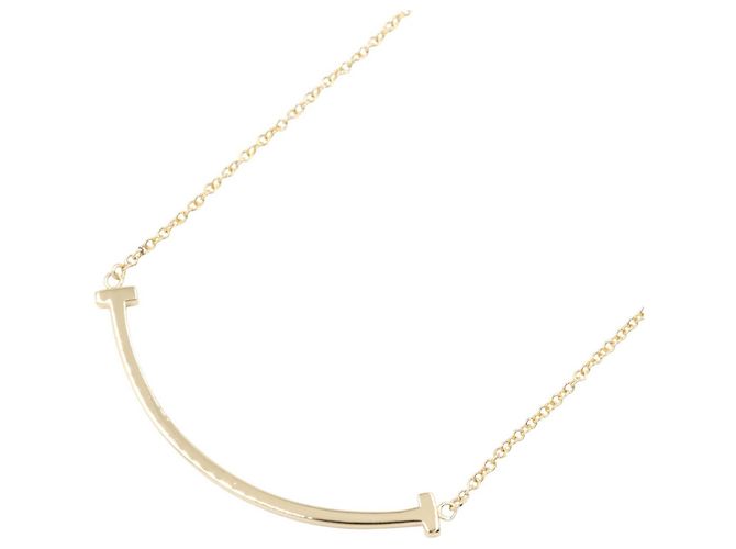 Collar T Smile Small de Tiffany & Co. Dorado