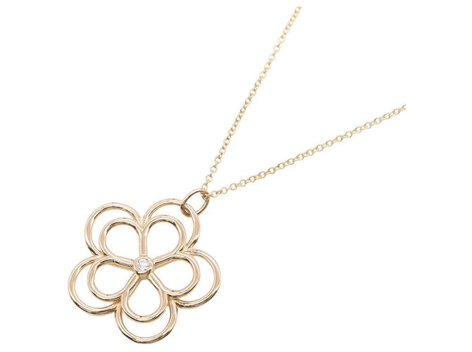 Collana Tiffany & Co. Open Flower 1PD D'oro