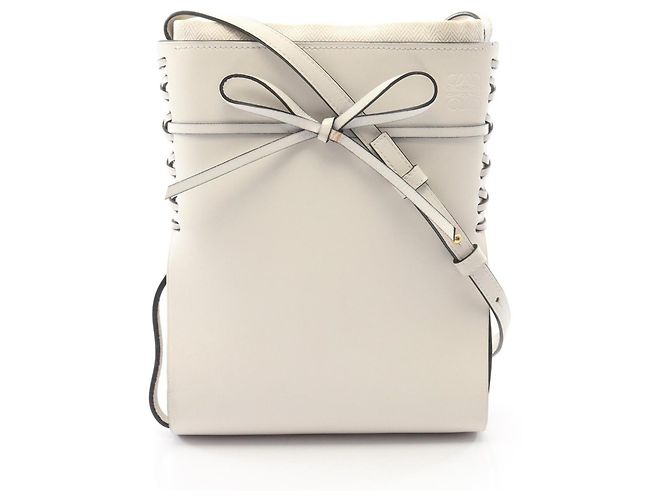 Bolsa de ombro Loewe Ikebana Branco