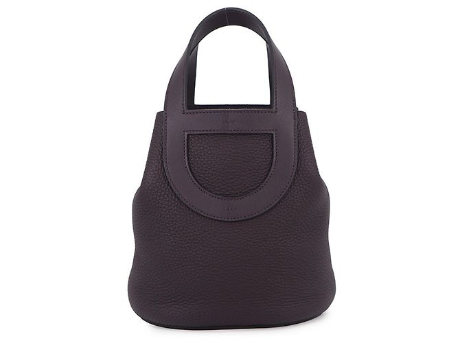 Hermès Bolsa Tote Hermes In the Loop 18 Roxo escuro