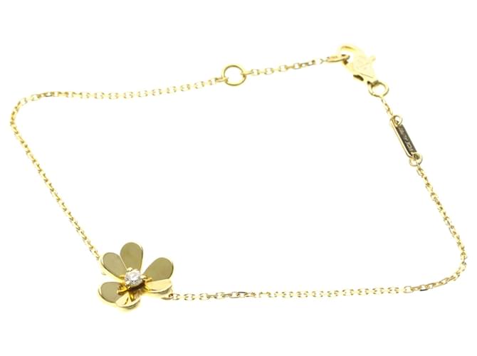 Bracelet Frivole Mini Charm Van Cleef & Arpels Doré 