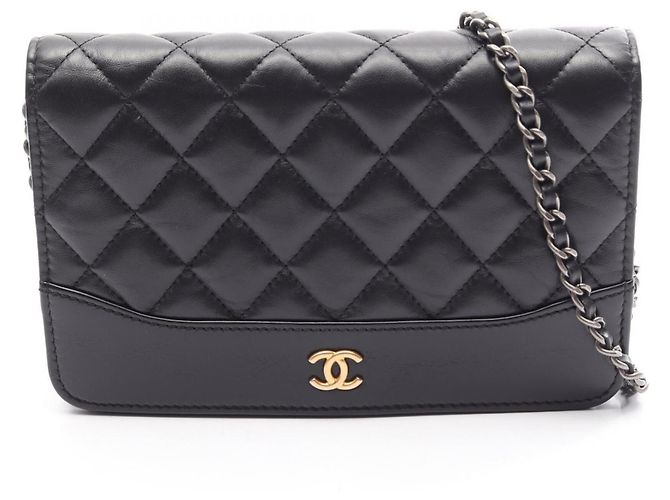 Borsa a Spalla Chanel Gabrielle de Champagne Nero