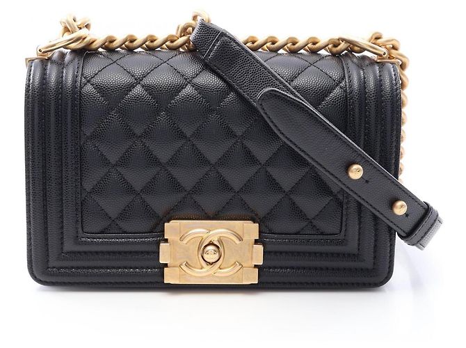 Borsa a Spalla Chanel Boy Small Nero