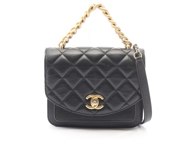 Borsa a tracolla 2-Way Matelassé Chanel Nero