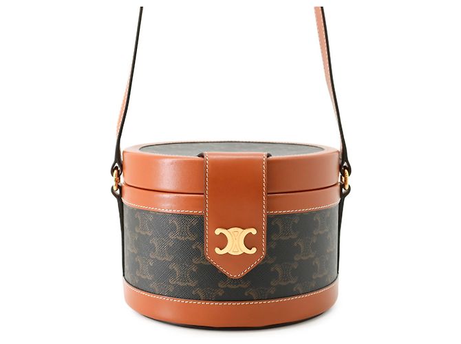 Céline Bolsa de Ombro Celine Triomphe Tambour Medium