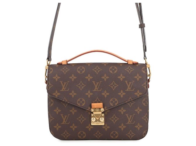 Sac à main Louis Vuitton Monogram Pochette Métis MM Marron