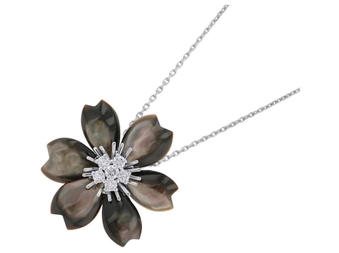 Colar de clip Rose de Noël Van Cleef & Arpels 