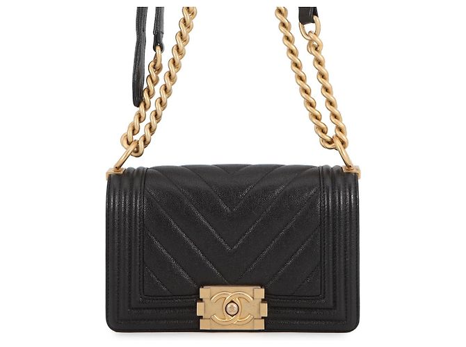 Bolso Chanel Matelasse Boy Small Negro