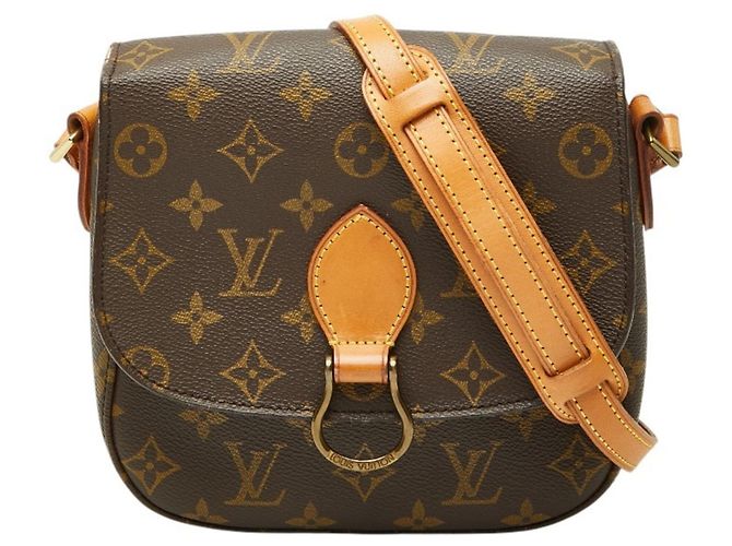 Bolso Bandolera Louis Vuitton Monogram Saint Cloud MM Castaño