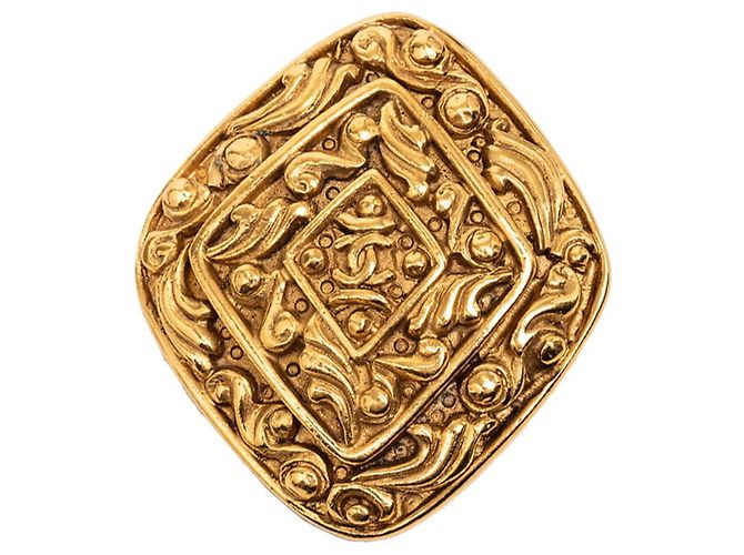 Timeless Spilla Chanel Coco Mark Arabesque D'oro 
