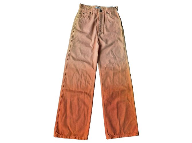 Calça Sandro Degradê Laranja Areia
