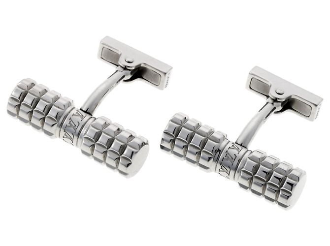 Gemelos Louis Vuitton en plata