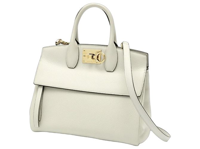 Borsa Studio Salvatore Ferragamo Small Grigio