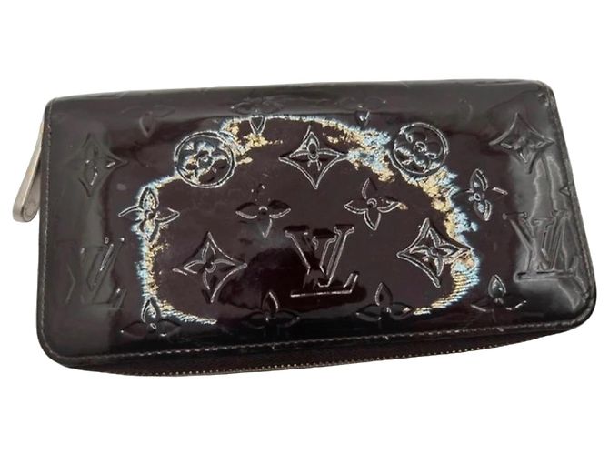 Louis Vuitton Zippy Wallet Monogram Vernis Amarante Burdeos