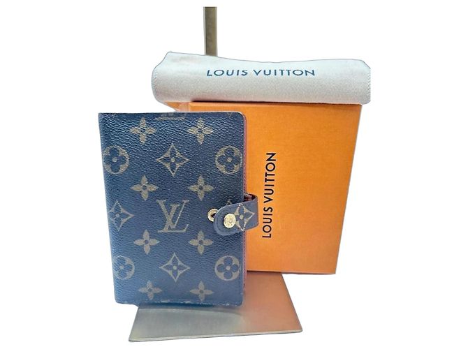 Louis Vuitton Agenda PM Monogram Canvas Cover Brown