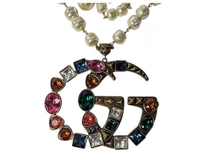 Collana Gucci con logo GG Multicolore