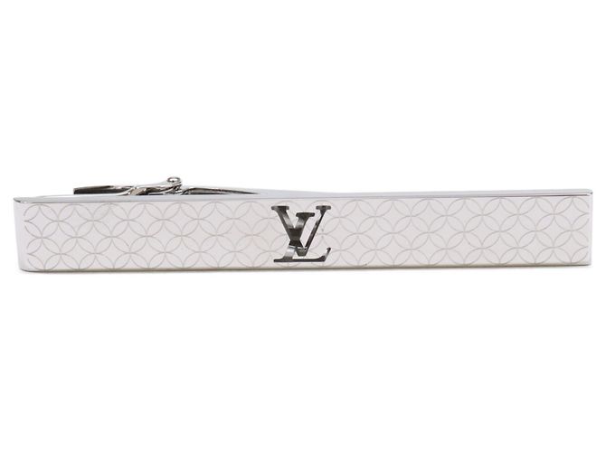 Clip de gravata Louis Vuitton Champs-Élysées Prata
