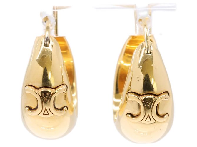 Céline Orecchini Triomphe Bold Hoop in oro Celine D'oro 