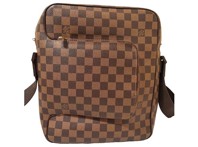 Louis Vuitton Borsa a Tracolla Damier Ebene Marrone