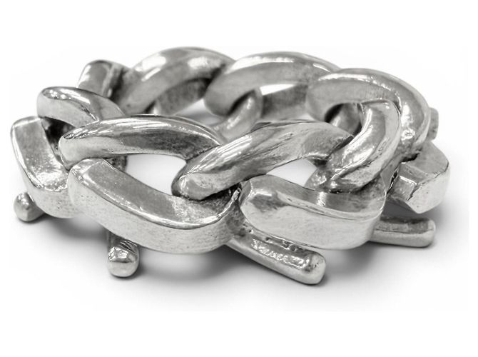 Tiffany & Co. Silver Band Ring Silvery