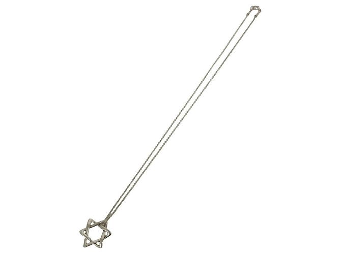 Tiffany & Co Colar Tiffany Vintage Star of David Prata