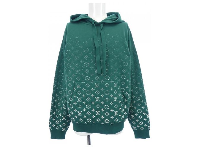 Louis Vuitton Monogram Gradient Hoodie Grün