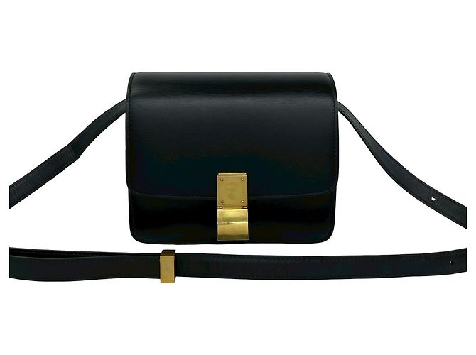 Céline Borsa a Spalla Celine Classic Box Leather Nero