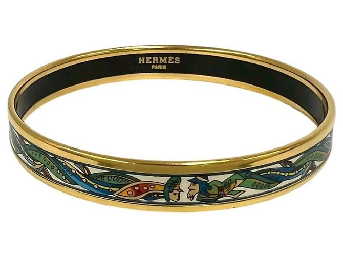 Hermès Hermes Gold Plated Bangle Golden