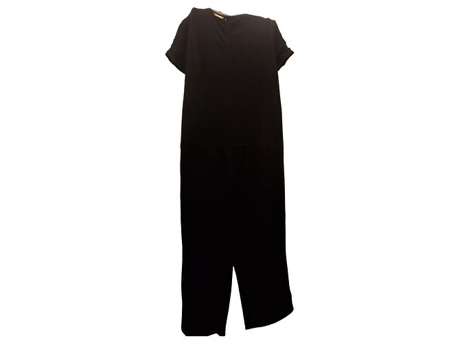 Autre Marque Twinset Simona Barbieri Mono Negro de Viscosa