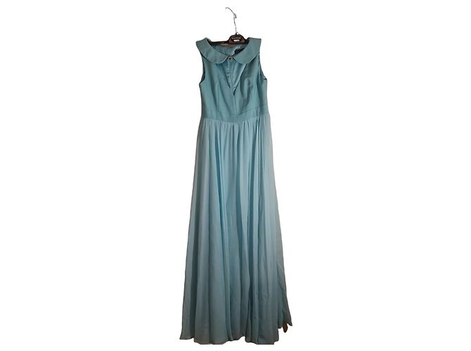 Autre Marque Isabel Garcia Langes Kleid in Hellblau