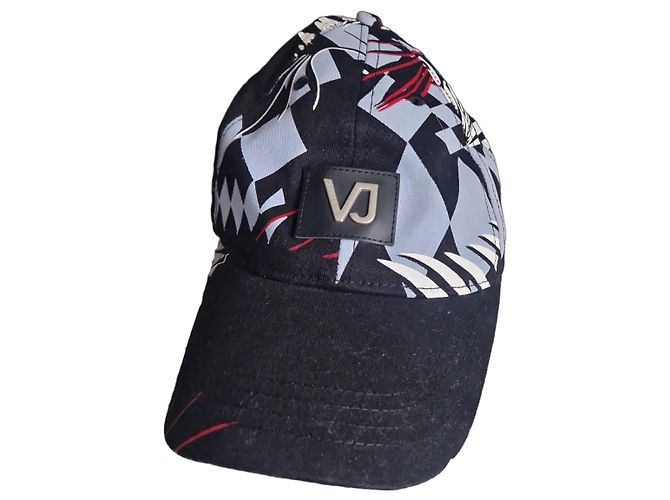 Gorra Versace Jeans Couture con estampado Negro Multicolor