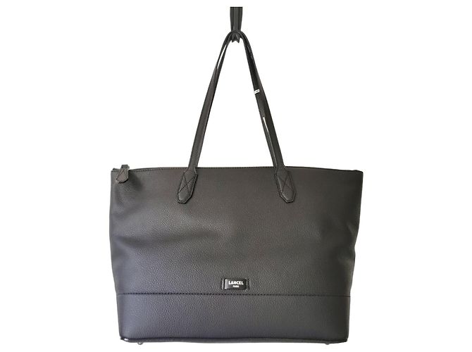 Lancel Bolso Tote Ninon de cuero negro