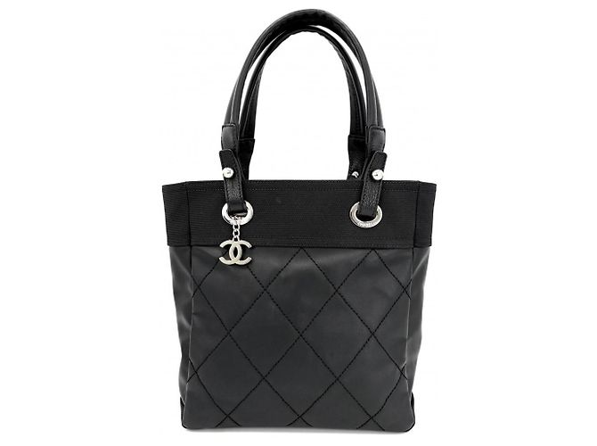 Sac cabas Chanel Paris Biarritz Tote PM Noir