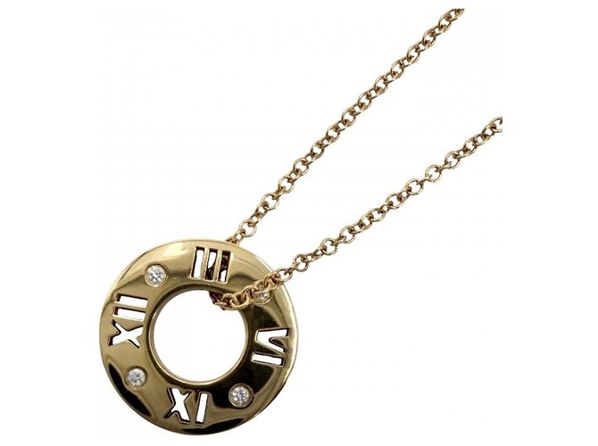 Colar com pingente Atlas Small Pierced Circle da Tiffany & Co.