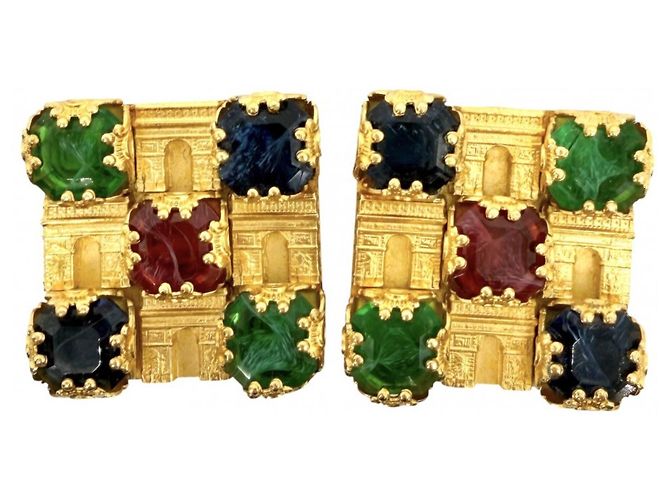 Triomphe Céline Orecchini a clip Celine Vintage D'oro