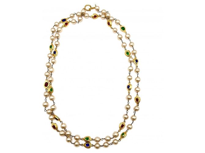 Collier long vintage Chanel
