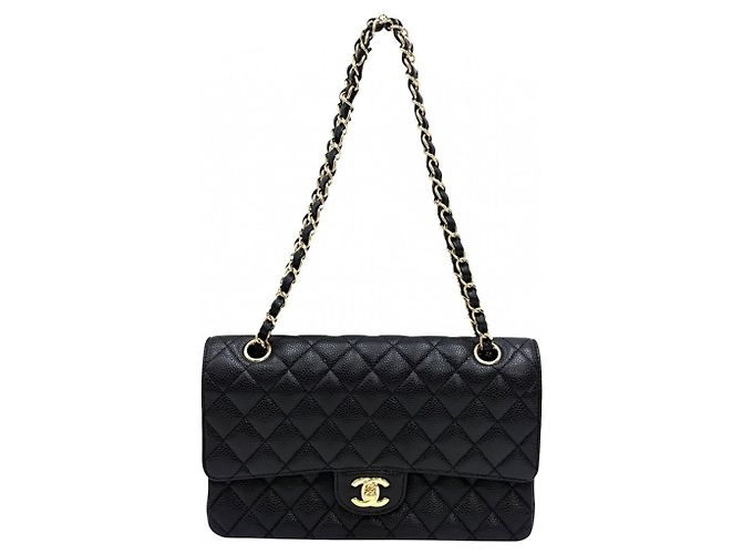 Borsa a tracolla Chanel Matelassé 25 Nero