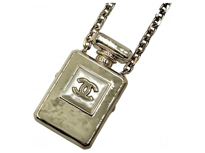 Lunga collana da donna Chanel con motivo profumo D'oro