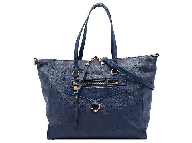 Louis Vuitton Blue Monogram Empreinte Lumineuse PM Bleu