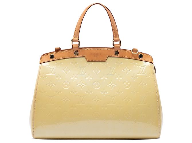 Louis Vuitton Beige Monogram Vernis Brea MM
