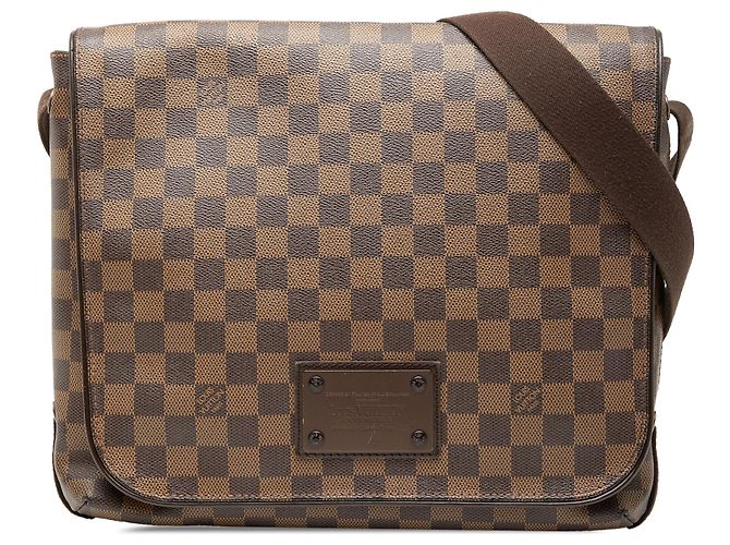 Louis Vuitton Marrom Damier Ebene Brooklyn MM