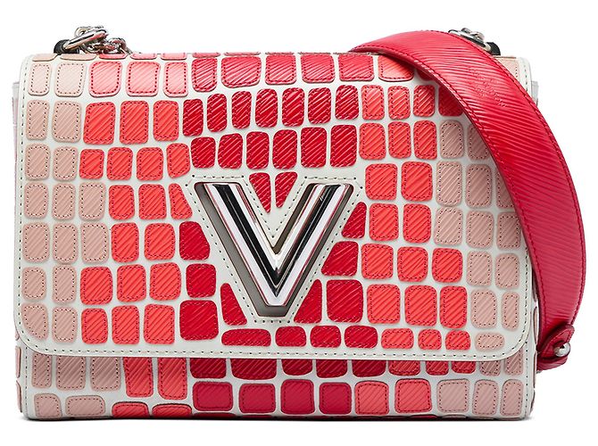 Louis Vuitton Pink Epi Patchwork Twist MM Rosa