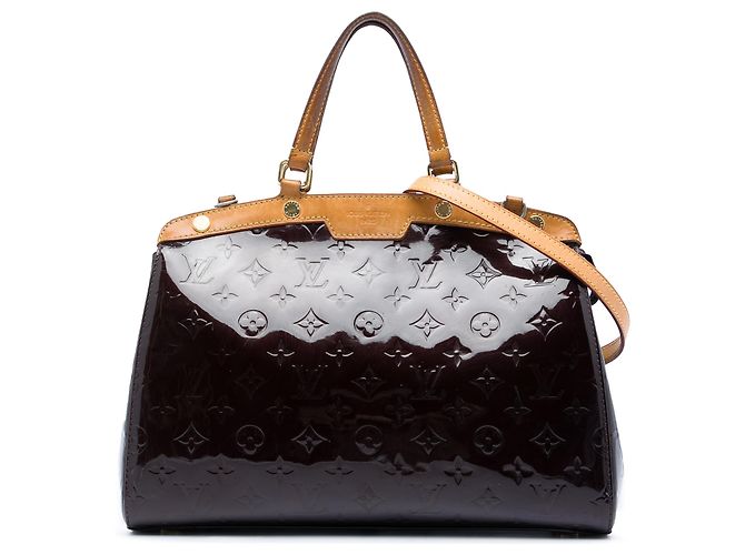 Louis Vuitton Purple Monogram Vernis Brea MM Violet