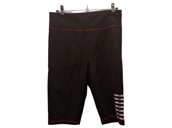 Karl Lagerfeld Logo-Shorts - Schwarz